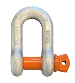 Crane Grade S Alloy Steel Screw Pin Dee Shackles - Component Size - 13mm