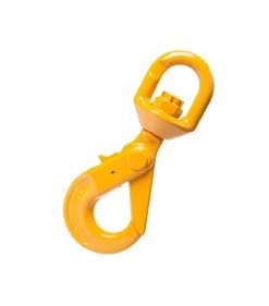 Crane Grade 80 Alloy Steel Eye Type Swivel Self Locking Hooks - Component Size - 7/8mm