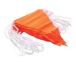 30m Roll Orange Flag Bunting