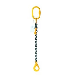 Crane Single Leg Chain Slings 8mm - Made To Order - 1.0m