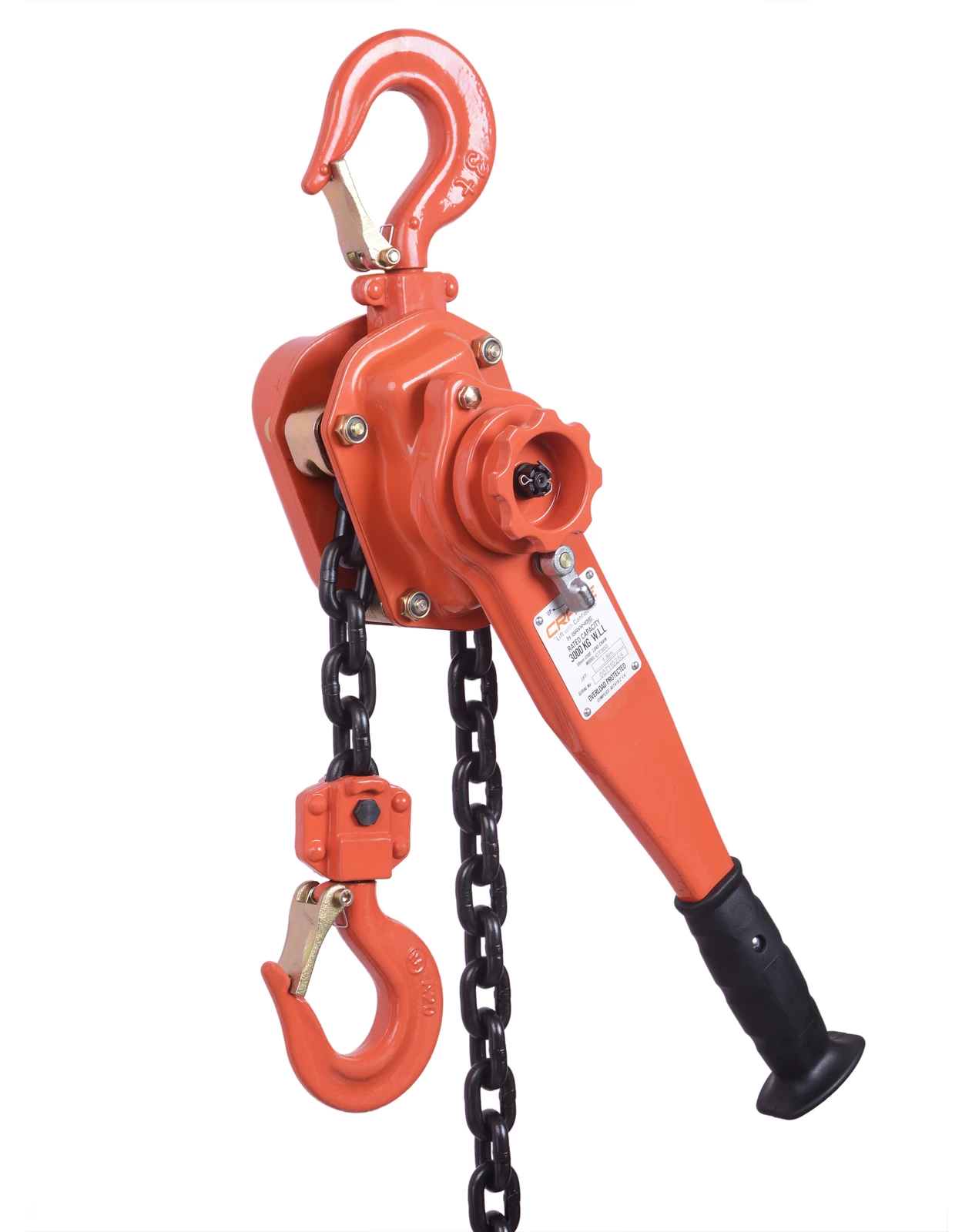 Crane CT Series Grade 100 3000kg Lever Block - 3.0m - Overload Protected