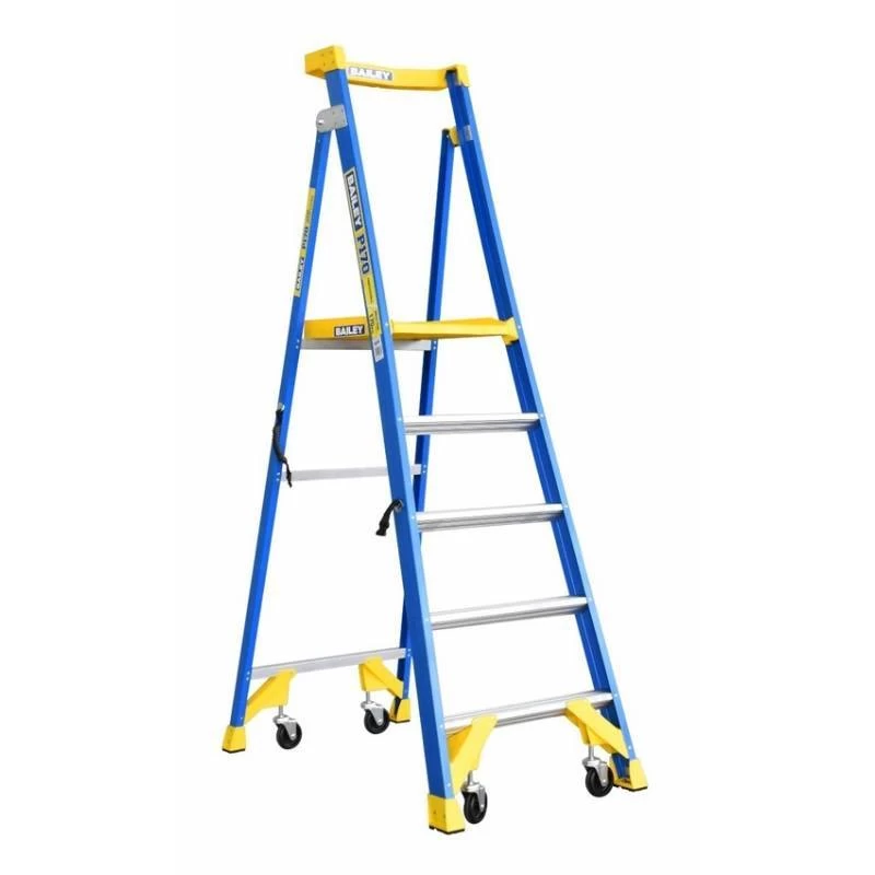 Bailey 170KG 5 Step Fibreglass Platform Ladder 1.50 M - Image 5
