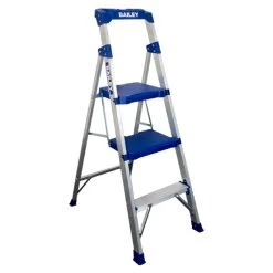 Bailey 135kg Rated 3 Step Twin Aluminium Platform Ladder - TRADE LYTE