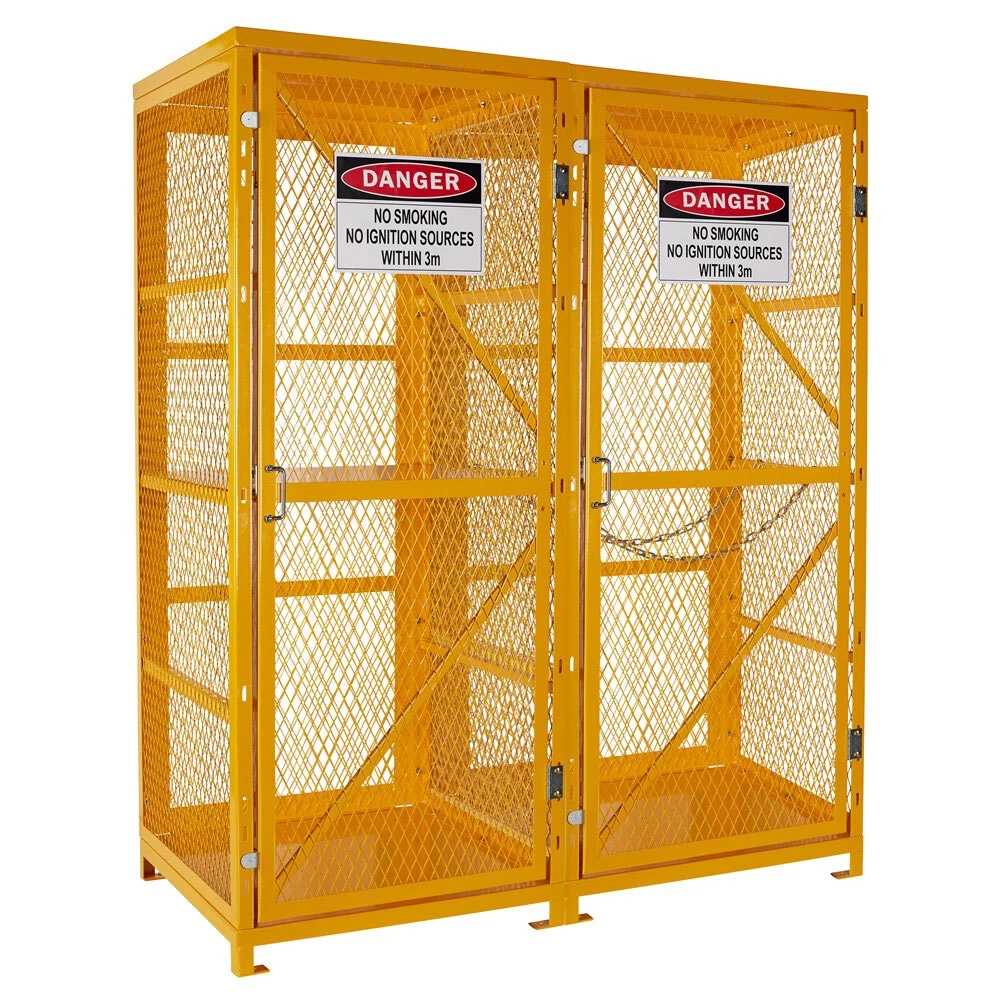 Gas Cylinder Storage Cage - 8 X LPG & 9 X "G" Cylinders