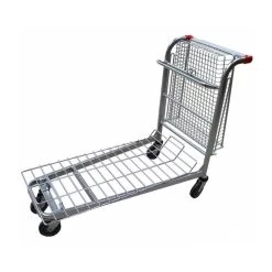 200kg Rated 2 Tier Basket Nesting Platform Trolley