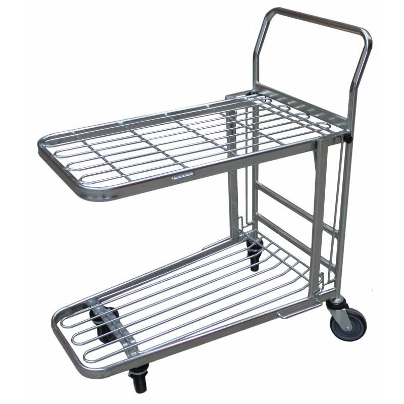 175kg Rated 2 Tier Nesting Platform Trolley - Image 4