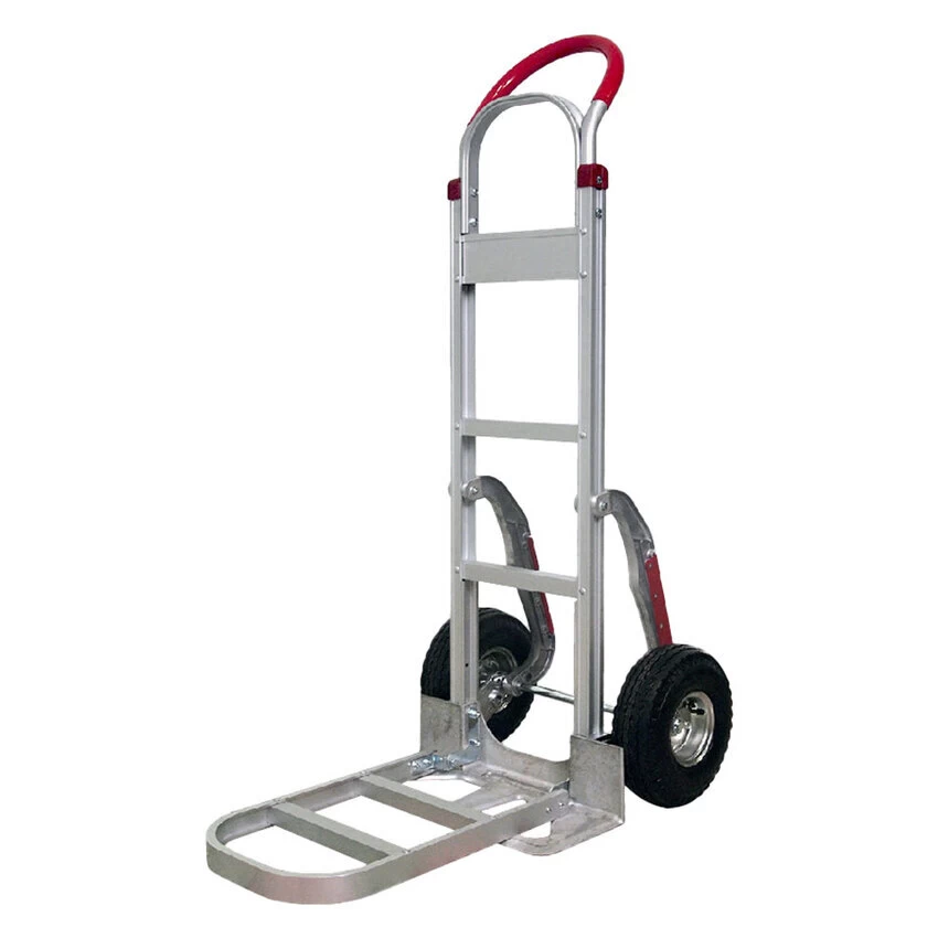 250Kg Rated Foldable Toe Plate Aluminium Hand Truck Trolley - Image 2