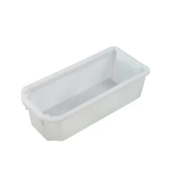 20L Plastic Crate Liver Tray 584 X 267 X 178mm - White