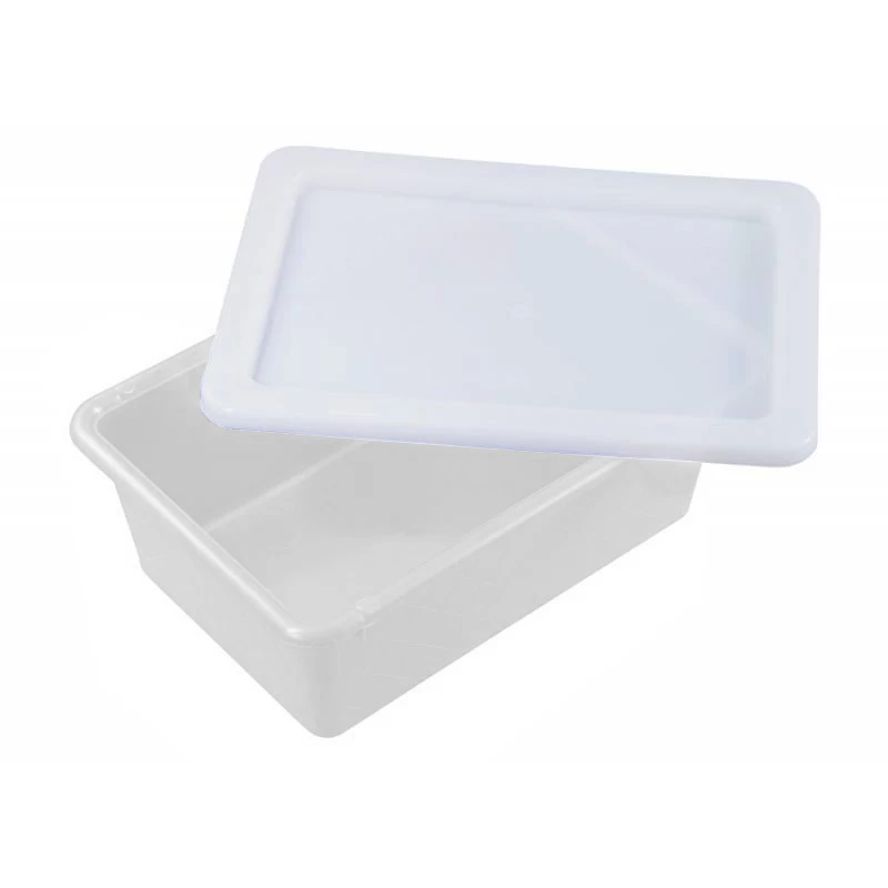 16L Plastic Crate Nesting Container 457 X 318 X 165mm - White