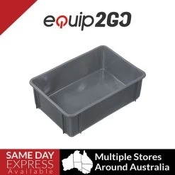 36L Plastic Crate Stacking 565 X 387 X 203mm -White