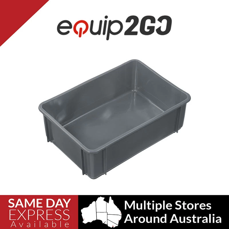 36L Plastic Crate Stacking 565 X 387 X 203mm -White