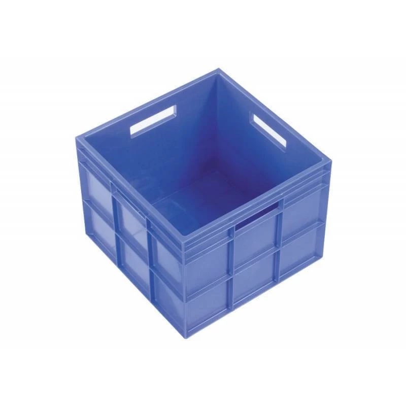 29L Plastic Crate Slab Side 356 X 356 X 292mm -Blue - Image 2