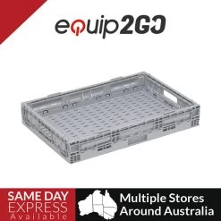 17L Folding Plastic Crate 578 X 385 X 94mm
