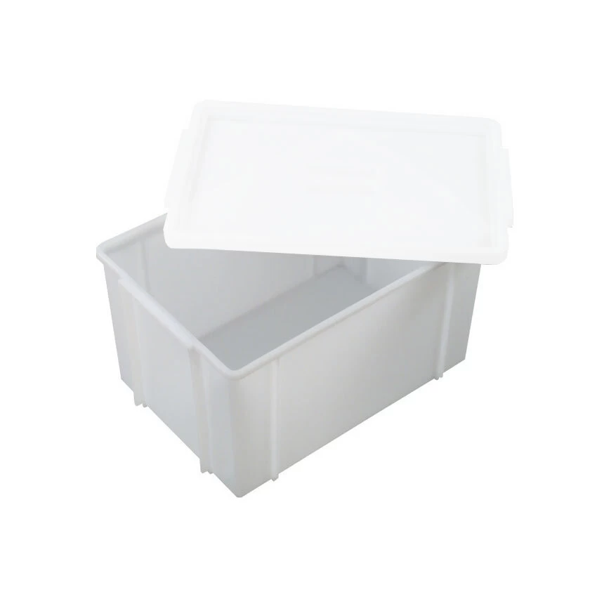 42L Plastic Storage Container - Food Grade - White - 520 X 350 X 280mm - Image 2