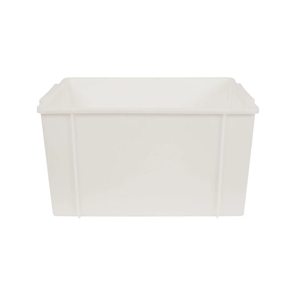 42L Plastic Storage Container - Food Grade - White - 520 X 350 X 280mm
