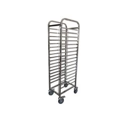 Gastronorm Racking Trolley Stainless Steel - 17 Trays