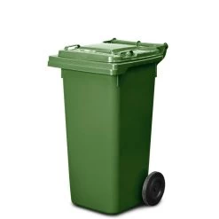 120L Wheelie Bin - Green