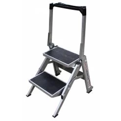 2 Step Compact Step Ladder Little Monstar - 150kg Rated