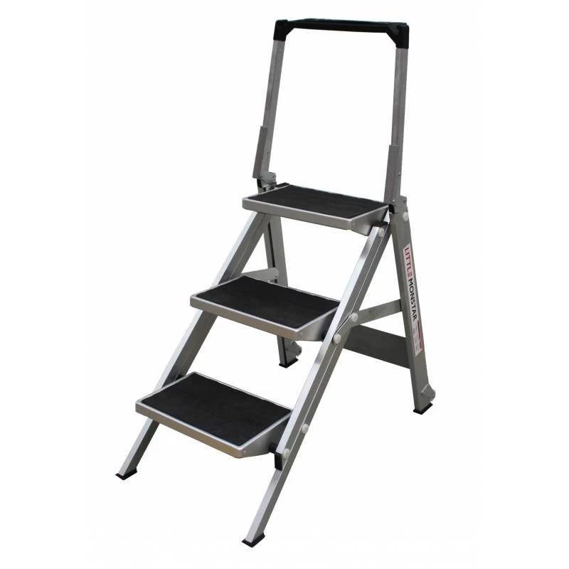 3 Step Compact Step Ladder Little Monstar - 150kg Rated - Image 3