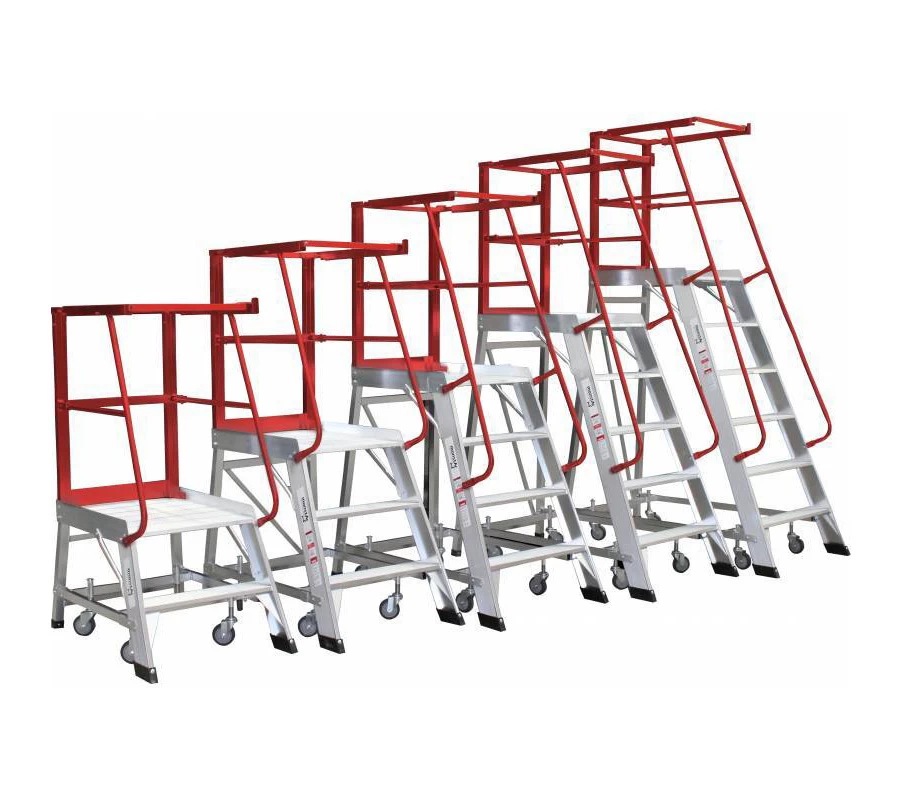 4 Step Order Picker Ladder Monstar - 150kg Rated - 1.11m - Image 9