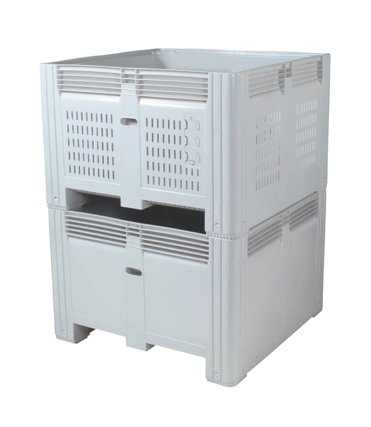 780L Nally Megabin Pallet Solid Bin With Tipping Bar - Image 2