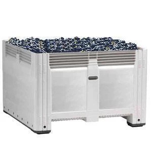 780L Nally Megabin Pallet Solid Bin With Tipping Bar - Image 3