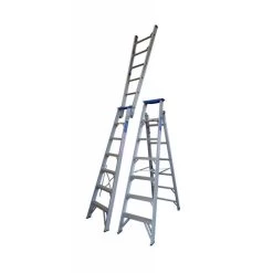 Indalex Aluminium 7 Step Dual Purpose Ladder - 150Kg