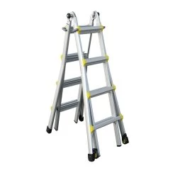 INDALEX 16 Step Aluminium Multi-Purpose Ladder - 135kg