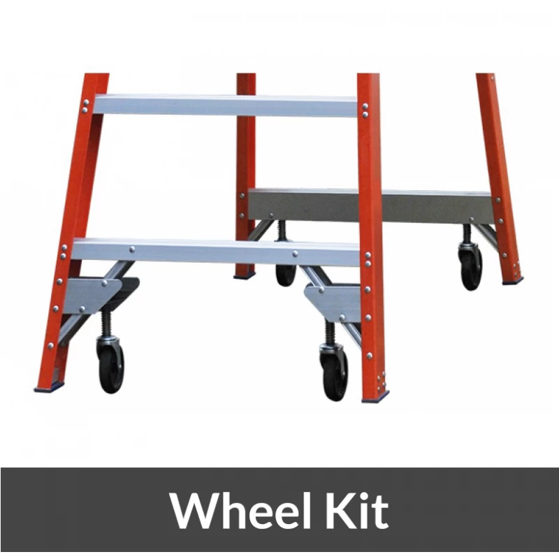 Indalex 150KG 5 Step Fibreglass Platform Ladder - Platform Height - 1.5m - Image 2