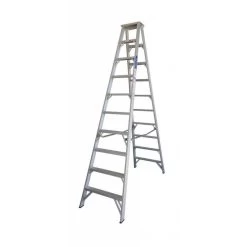 Indalex 180KG 10 Step Double Sided Aluminium Step Ladder Model