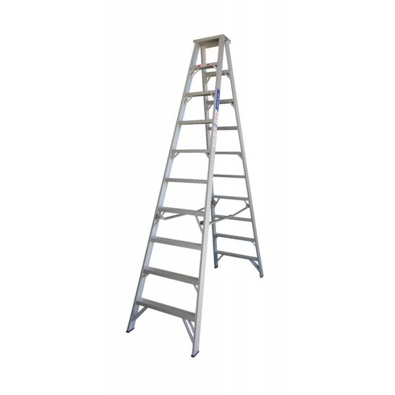 Indalex 180KG 10 Step Double Sided Aluminium Step Ladder Model