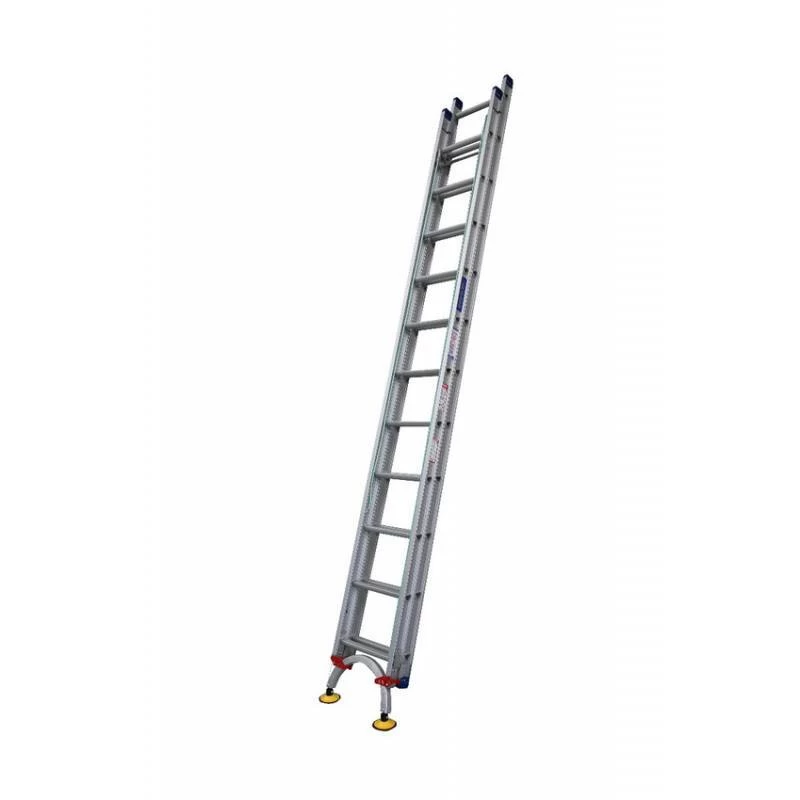Indalex Aluminium Extension Ladder - 3.8m To 6.6m - 180KG