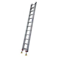 Indalex Aluminium Extension Ladder - 6.3m To 10.8m - 130KG