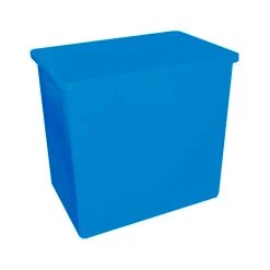 170L Plastic Poly Tank - 680 X 440 X 650mm - Blue