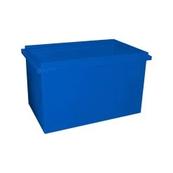 180L Plastic Poly Tank - 820 X 520 X 540mm - Blue
