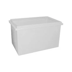 180L Plastic Poly Tank - 820 X 520 X 540mm - White