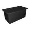 450L Plastic Poly Tank - 1220 X 610 X 610mm - Black