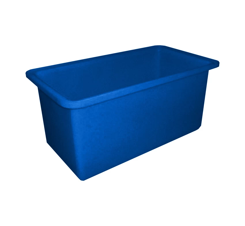450L Plastic Poly Tank - 1220 X 610 X 610mm - Blue