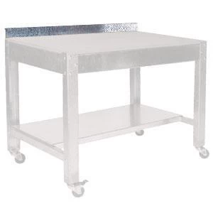 Steel Low Back For Workshop Mega Bench - 1200mm Length