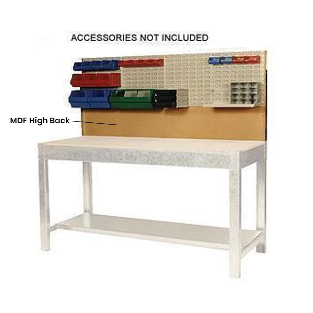 MDF Board High Back For Mega Bench - 1200mm Length