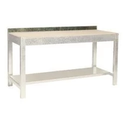 Steel Low Back For Workshop Mega Bench - 1800mm Length