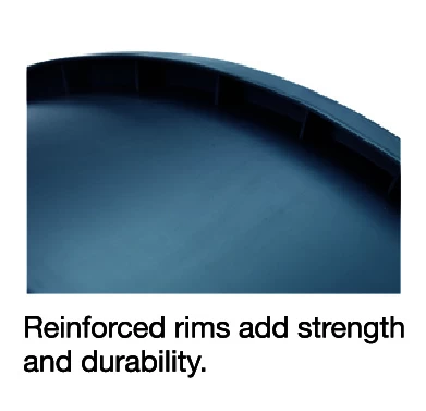 TRUST 60L Thor Round Plastic Bin - Blue - Image 6