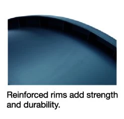 TRUST 75L Thor Round Plastic Bin - Blue