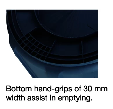 TRUST 75L Thor Round Plastic Bin - Red - Image 2