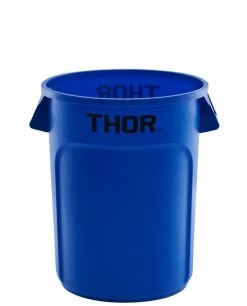 TRUST 208L Thor Round Plastic Bin - Blue