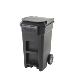 TRUST 120 Litre THOR Step-On Roll-out Bin - Black