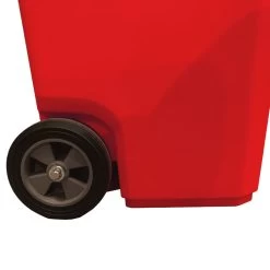 TRUST 190 Litre THOR Step-On Roll-out Bin - Red