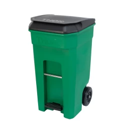 TRUST 240 Litre THOR Step-On Roll-out Bin - Green