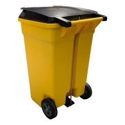 TRUST 240 Litre THOR Step-On Roll-out Bin - Yellow