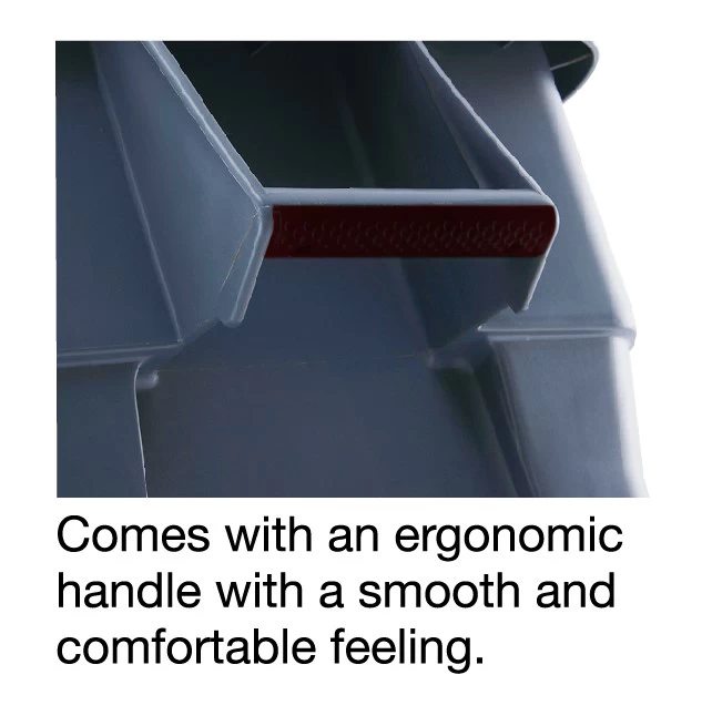 TRUST 150L Plastic Square Container - Grey - Image 3